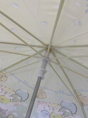 Cute Cartoon Kids Straight Umbrella Safe Round Tips Waterproof Children Rain Parasol for Boys Girls Outdoor Use